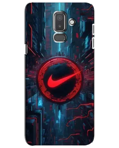 Чехол для Samsung Galaxy J8 2018 (J810) с картинкой «Техногенный стиль Nike»