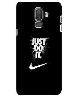 Чехол для Samsung Galaxy J8 2018 (J810) с картинкой «Текстовый принт Nike» Чехол для Samsung Galaxy J8 2018 (J810) с картинкой «Текстовый принт Nike»