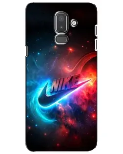 Чехол для Samsung Galaxy J8 2018 (J810) с картинкой «Огненный логотип Nike» Чехол для Samsung Galaxy J8 2018 (J810) с картинкой «Огненный логотип Nike»