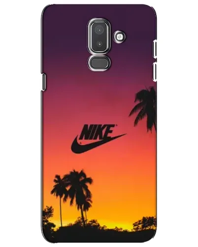 Чехол для Samsung Galaxy J8 2018 (J810) с картинкой «Nike на закате солнца»