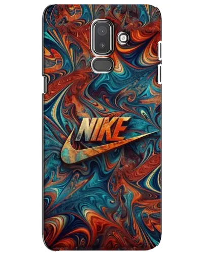 Чехол для Samsung Galaxy J8 2018 (J810) с картинкой «Nike в абстракции»