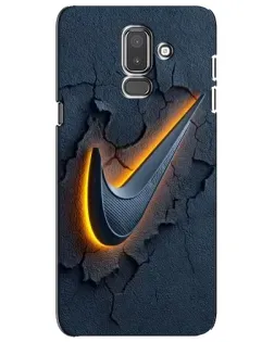 Чехол для Samsung Galaxy J8 2018 (J810) с картинкой «Объемный логотип Найк» Чехол для Samsung Galaxy J8 2018 (J810) с картинкой «Объемный логотип Найк»