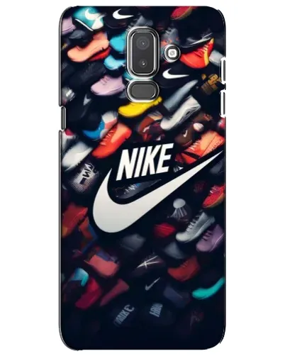 Чехол для Samsung Galaxy J8 2018 (J810) с картинкой «Коллекция кроссовок Nike»