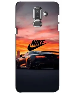 Чехол для Samsung Galaxy J8 2018 (J810) с картинкой «Nike и суперкар» Чехол для Samsung Galaxy J8 2018 (J810) с картинкой «Nike и суперкар»