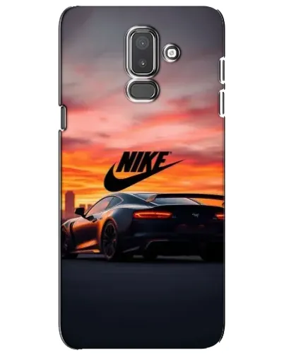 Чехол для Samsung Galaxy J8 2018 (J810) с картинкой «Nike и суперкар»