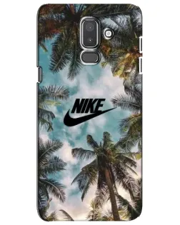 Чехол для Samsung Galaxy J8 2018 (J810) с картинкой «Тропический принт Nike» Чехол для Samsung Galaxy J8 2018 (J810) с картинкой «Тропический принт Nike»