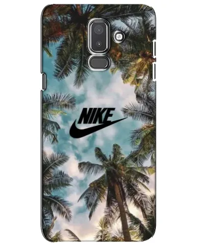 Чехол для Samsung Galaxy J8 2018 (J810) с картинкой «Тропический принт Nike» Чехол для Samsung Galaxy J8 2018 (J810) с картинкой «Тропический принт Nike»
