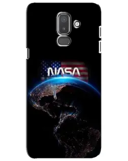 Чехол для Samsung Galaxy J8 2018 (J810) с картинкой «Земля из космоса NASA»