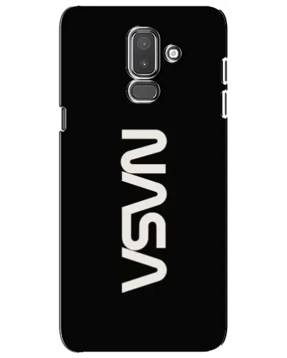 Чехол для Samsung Galaxy J8 2018 (J810) с картинкой «NASA — вертикальный логотип»