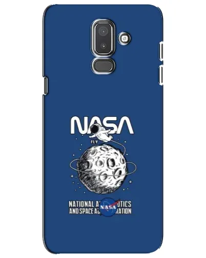 Чехол для Samsung Galaxy J8 2018 (J810) с картинкой «NASA — лунная миссия»