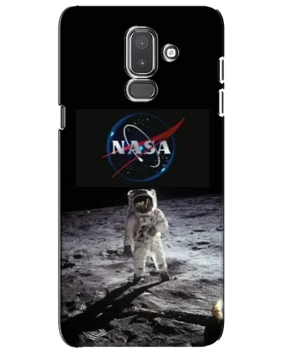 Чехол для Samsung Galaxy J8 2018 (J810) с картинкой «Астронавт на Луне»