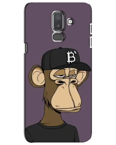 Чехол для Samsung Galaxy J8 2018 (J810) с картинкой «Bored Ape в кепке»