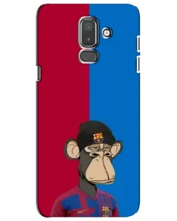Чехол для Samsung Galaxy J8 2018 (J810) с картинкой «Bored Ape — фанат Барсы» Чехол для Samsung Galaxy J8 2018 (J810) с картинкой «Bored Ape — фанат Барсы»