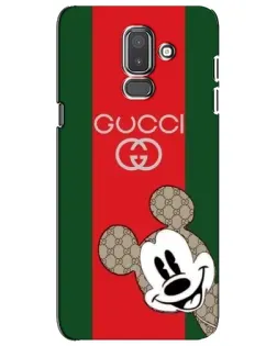Чехол для Samsung Galaxy J8 2018 (J810) с картинкой «Gucci — полосы и Микки» Чехол для Samsung Galaxy J8 2018 (J810) с картинкой «Gucci — полосы и Микки»
