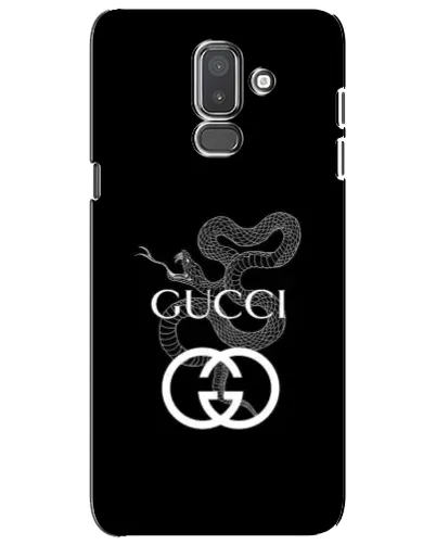 Чехол для Samsung Galaxy J8 2018 (J810) с картинкой «Gucci — серебряная змея»