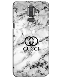 Чехол для Samsung Galaxy J8 2018 (J810) с картинкой «Gucci — мраморный шик» Чехол для Samsung Galaxy J8 2018 (J810) с картинкой «Gucci — мраморный шик»