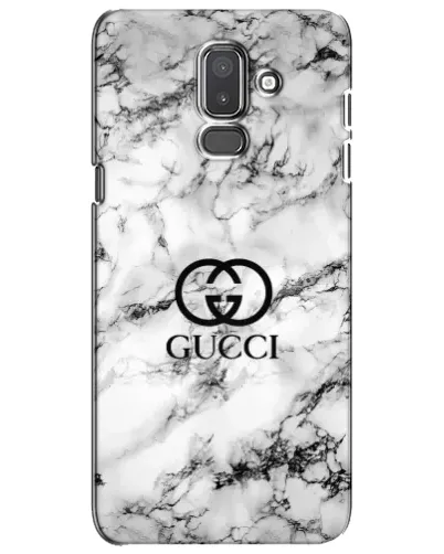 Чехол для Samsung Galaxy J8 2018 (J810) с картинкой «Gucci — мраморный шик»