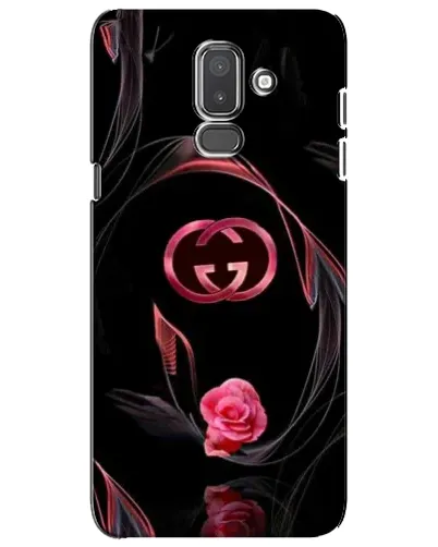 Чехол для Samsung Galaxy J8 2018 (J810) с картинкой «Gucci — неоновая роза»