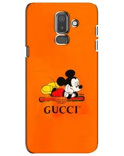 Чехол для Samsung Galaxy J8 2018 (J810) с картинкой «Микки Маус Gucci — оранж» Чехол для Samsung Galaxy J8 2018 (J810) с картинкой «Микки Маус Gucci — оранж»