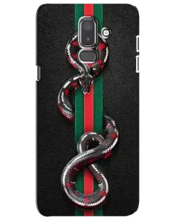 Чехол для Samsung Galaxy J8 2018 (J810) с картинкой «Gucci — змея на полосе» Чехол для Samsung Galaxy J8 2018 (J810) с картинкой «Gucci — змея на полосе»