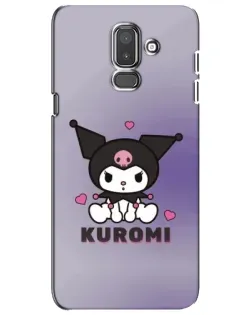 Чехол для Samsung Galaxy J8 2018 (J810) с картинкой «Kuromi — фиолетовый арт» Чехол для Samsung Galaxy J8 2018 (J810) с картинкой «Kuromi — фиолетовый арт»