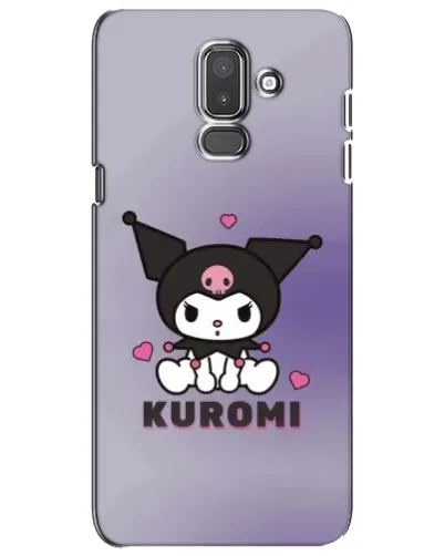 Чехол для Samsung Galaxy J8 2018 (J810) с картинкой «Kuromi — фиолетовый арт»