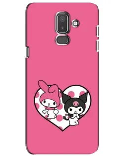 Чехол для Samsung Galaxy J8 2018 (J810) с картинкой «Kuromi и My Melody» Чехол для Samsung Galaxy J8 2018 (J810) с картинкой «Kuromi и My Melody»