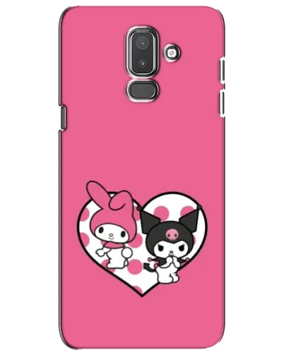 Чехол для Samsung Galaxy J8 2018 (J810) с картинкой «Kuromi и My Melody»