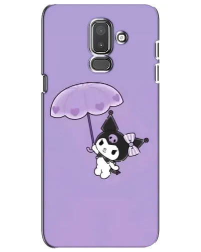 Чехол для Samsung Galaxy J8 2018 (J810) с картинкой «Kuromi с зонтиком»