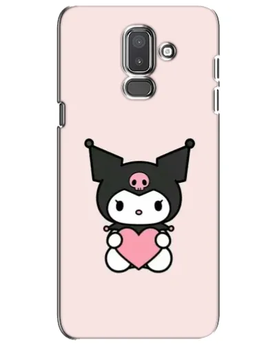 Чехол для Samsung Galaxy J8 2018 (J810) с картинкой «Kuromi и сердце»