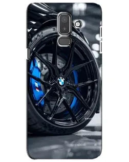 Чехол для Samsung Galaxy J8 2018 (J810) с картинкой «Колесо BMW вблизи» Чехол для Samsung Galaxy J8 2018 (J810) с картинкой «Колесо BMW вблизи»