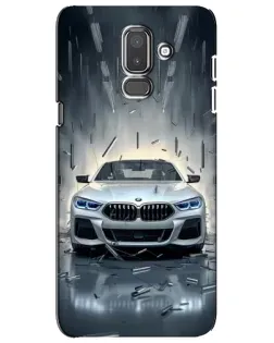 Чехол для Samsung Galaxy J8 2018 (J810) с картинкой «BMW в свете фар» Чехол для Samsung Galaxy J8 2018 (J810) с картинкой «BMW в свете фар»