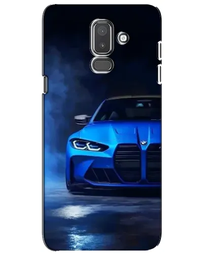 Чехол для Samsung Galaxy J8 2018 (J810) с картинкой «Голубая BMW M4» Чехол для Samsung Galaxy J8 2018 (J810) с картинкой «Голубая BMW M4»