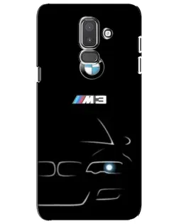 Чехол для Samsung Galaxy J8 2018 (J810) с картинкой «Минималистичный принт BMW M3» Чехол для Samsung Galaxy J8 2018 (J810) с картинкой «Минималистичный принт BMW M3»