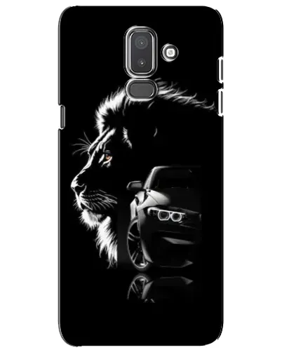 Чехол для Samsung Galaxy J8 2018 (J810) с картинкой «BMW и лев» Чехол для Samsung Galaxy J8 2018 (J810) с картинкой «BMW и лев»