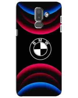 Чехол для Samsung Galaxy J8 2018 (J810) с картинкой «Логотип BMW и неоновые дуги» Чехол для Samsung Galaxy J8 2018 (J810) с картинкой «Логотип BMW и неоновые дуги»
