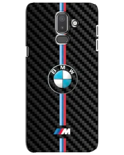 Чехол для Samsung Galaxy J8 2018 (J810) с картинкой «Эмблема BMW и карбон» Чехол для Samsung Galaxy J8 2018 (J810) с картинкой «Эмблема BMW и карбон»