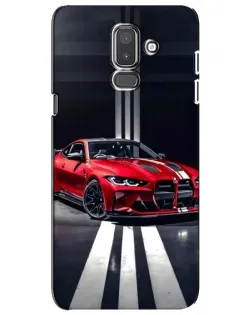 Чехол для Samsung Galaxy J8 2018 (J810) с картинкой «Красная BMW на дороге» Чехол для Samsung Galaxy J8 2018 (J810) с картинкой «Красная BMW на дороге»