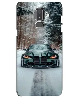 Чехол для Samsung Galaxy J8 2018 (J810) с картинкой «BMW в зимнем лесу» Чехол для Samsung Galaxy J8 2018 (J810) с картинкой «BMW в зимнем лесу»
