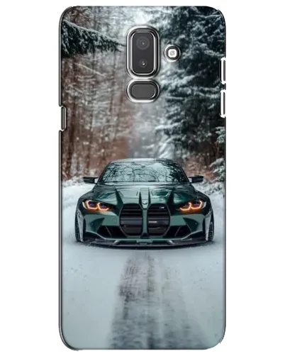 Чехол для Samsung Galaxy J8 2018 (J810) с картинкой «BMW в зимнем лесу» Чехол для Samsung Galaxy J8 2018 (J810) с картинкой «BMW в зимнем лесу»