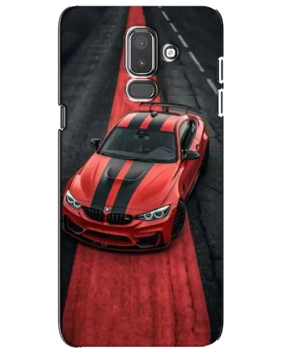 Чехол для Samsung Galaxy J8 2018 (J810) с картинкой «BMW на красной дорожке» Чехол для Samsung Galaxy J8 2018 (J810) с картинкой «BMW на красной дорожке»
