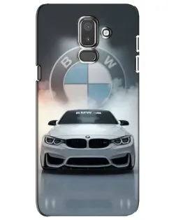 Чехол для Samsung Galaxy J8 2018 (J810) с картинкой «BMW в белом дыму» Чехол для Samsung Galaxy J8 2018 (J810) с картинкой «BMW в белом дыму»