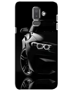 Чехол для Samsung Galaxy J8 2018 (J810) с картинкой «Черная BMW — профиль» Чехол для Samsung Galaxy J8 2018 (J810) с картинкой «Черная BMW — профиль»