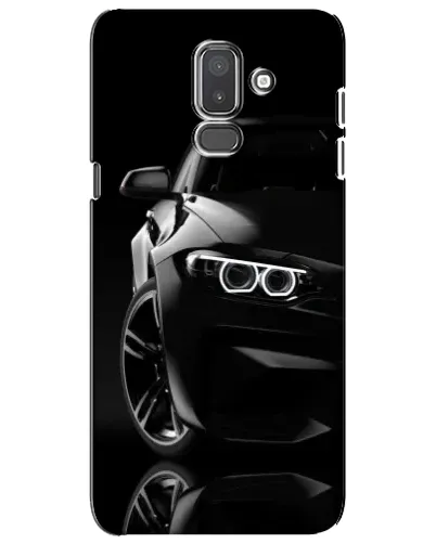Чехол для Samsung Galaxy J8 2018 (J810) с картинкой «Черная BMW — профиль» Чехол для Samsung Galaxy J8 2018 (J810) с картинкой «Черная BMW — профиль»