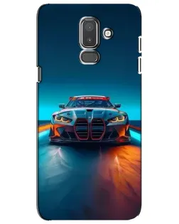 Чехол для Samsung Galaxy J8 2018 (J810) с картинкой «BMW — огни неона» Чехол для Samsung Galaxy J8 2018 (J810) с картинкой «BMW — огни неона»