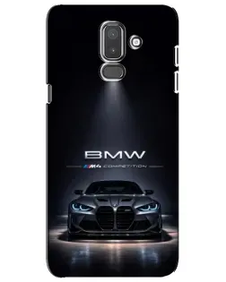 Чехол для Samsung Galaxy J8 2018 (J810) с картинкой «BMW сквозь ночной город» Чехол для Samsung Galaxy J8 2018 (J810) с картинкой «BMW сквозь ночной город»