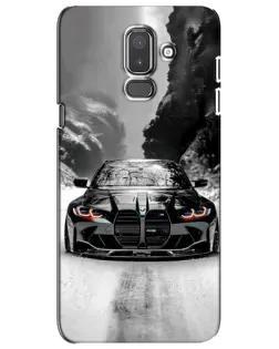 Чехол для Samsung Galaxy J8 2018 (J810) с картинкой «BMW — акварельный дрифт» Чехол для Samsung Galaxy J8 2018 (J810) с картинкой «BMW — акварельный дрифт»