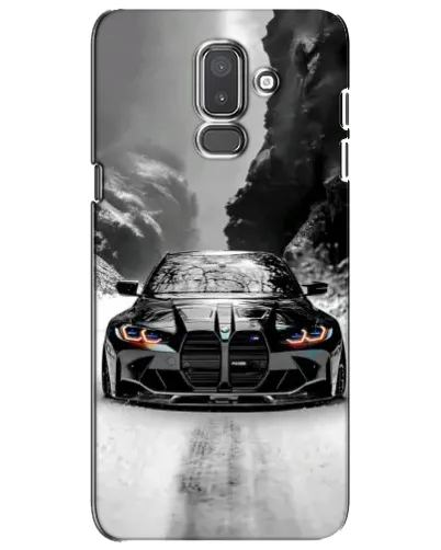 Чехол для Samsung Galaxy J8 2018 (J810) с картинкой «BMW — акварельный дрифт» Чехол для Samsung Galaxy J8 2018 (J810) с картинкой «BMW — акварельный дрифт»