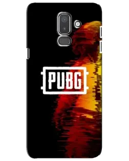 Чехол для Samsung Galaxy J8 2018 (J810) с картинкой «Яркий логотип PUBG»