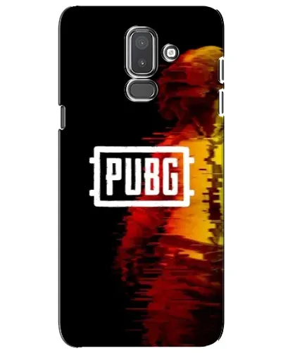 Чехол для Samsung Galaxy J8 2018 (J810) с картинкой «Яркий логотип PUBG»